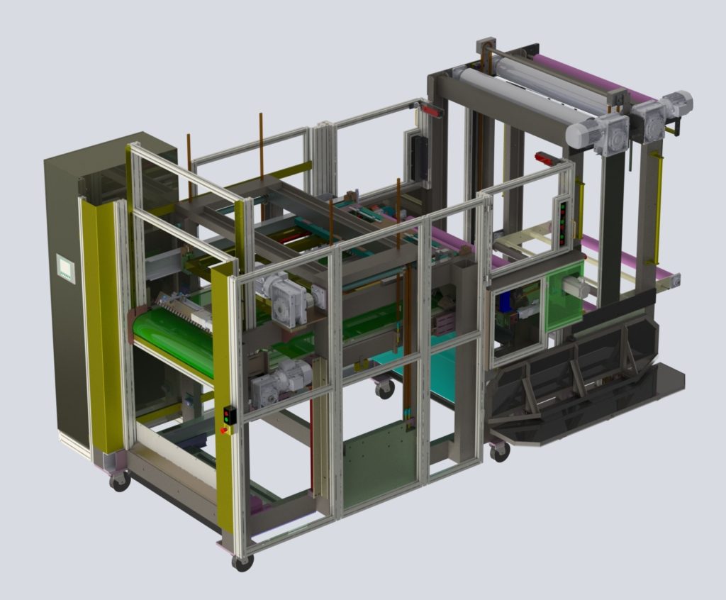 Textilní řezací stroj